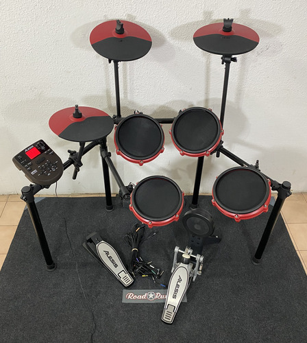 Bateria Electrica Alesis Nitro Mesh Roja *envio Gratis*