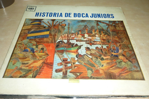 La Historia De Boca Juniors Vinilo 1965 Excelente 