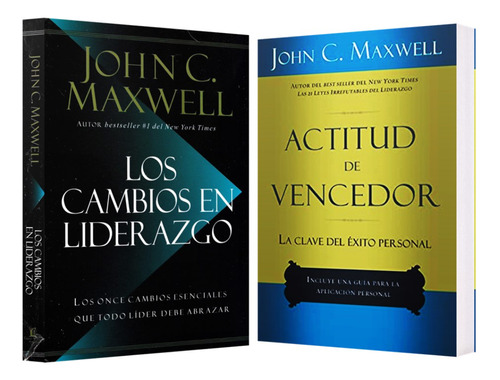 Los Cambios En Liderazgo + Actitud De Vencedor Pack 2 Libros