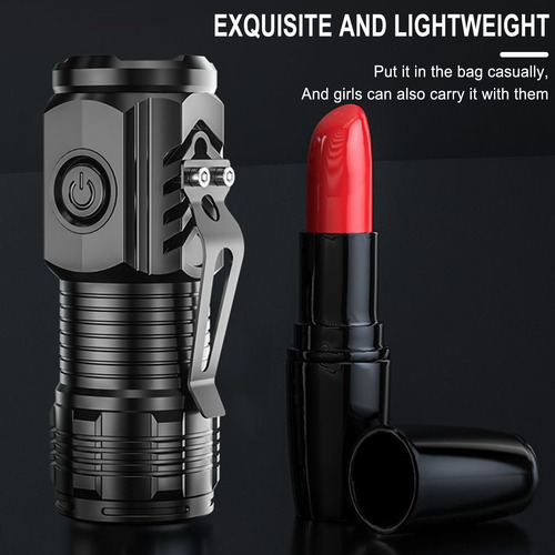 Mini Linterna Led Led De Luz Fuerte, Superbrillante, Larga,
