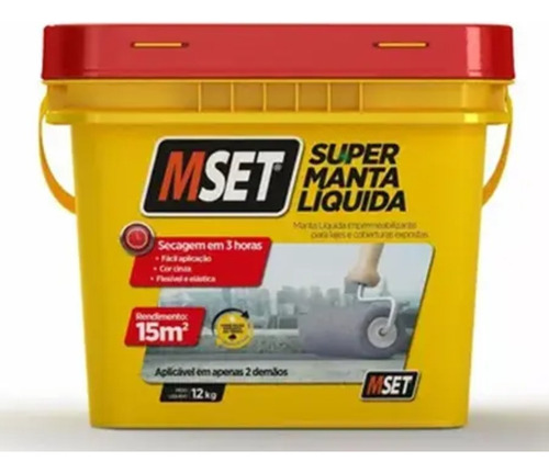 Bautech/mset Super Manta Liquida Branco Fosco