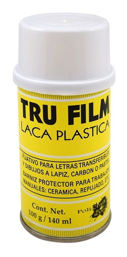 Laca Plastica Tru Film Spray Arte Serigrafia Fijador 