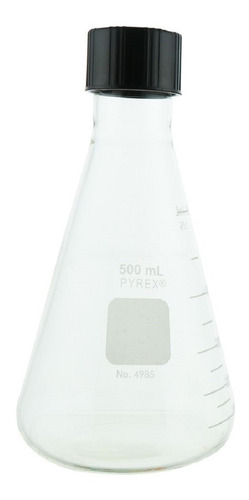 Matraz Erlenmeyer 500 Ml Pyrex C/tapon