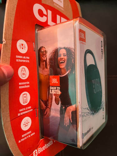 Bocina Portátil Jbl Clip 5 Bluetooth Negro Negro (Usado)