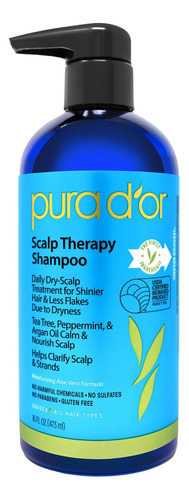 Pura Dor Scalp Therapy Shampoo (16 Onças) Hidrata E Nutre