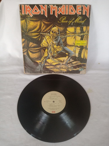 Lp Iron Maiden Piece Of Mind Funda Doble Emi 1983 Heavy M. (Usado)