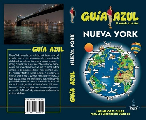 Nueva York, De Monreal, Manuel. Editorial Guías Azules De España, S.a. En Español