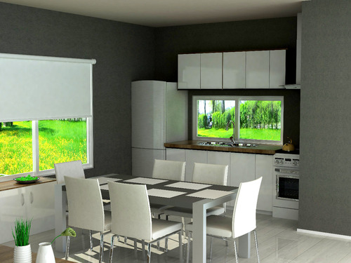 Estupenda Casa Estilo Minimalista (mod. Huenu) A Construir - 2 Dormitorios Con Galería Opcional - En Ladrillos Y Hormigón - No Son Prefabricadas