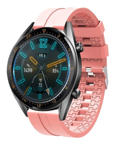 Correa De Silicona Para Huawei Watch Gt2 46mm - Pink