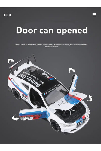Auto Bmw M4 Track Edition, Escala 1:32 De Colección Con Caja