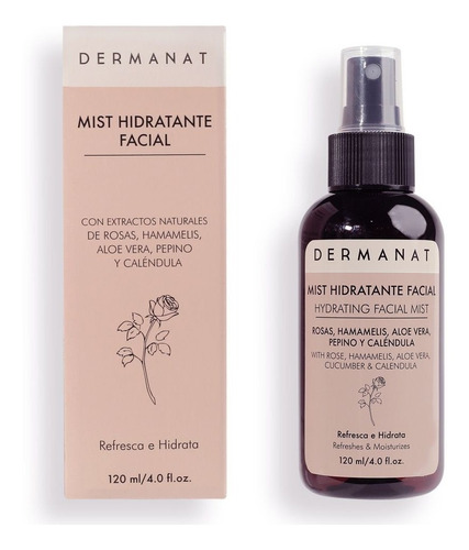 Tónico Mist Facial Hidratente Dermanat 