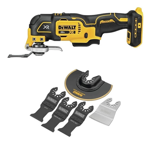 Dewalt Dcs356b Multiherramienta Oscilante Y Dwa4216 5 Piezas