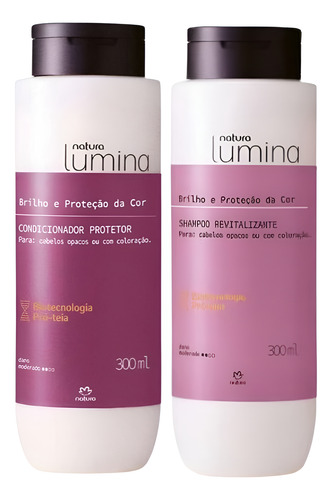 Lumina Shampoo Brillo Y Proteccion De Color Sh + Acond