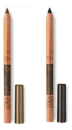 Lápis delineador de sobrancelhas Avon Color Trend 1.1 Gr. Cor Preto