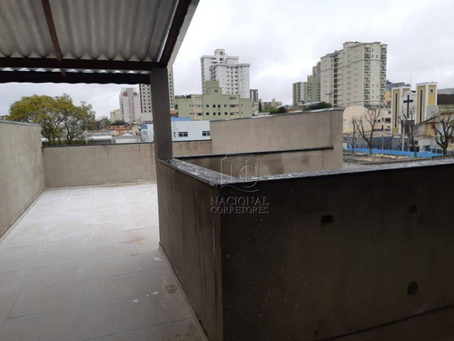 Cobertura Com 2 Dormitórios À Venda, 70 M² Por R$ 500.000,00 - Campestre - Santo André/sp - Co3972