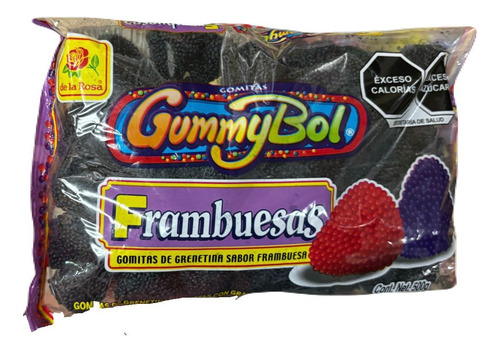 Gomitas Gummy Bol Sabor Frambuesa De La Rosa 500g