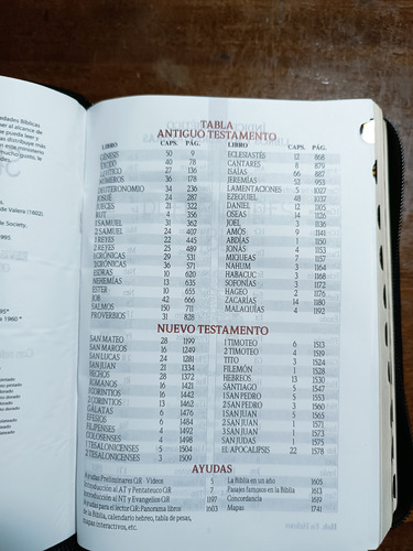 Biblia Letra Grande,con Forro , Reina Valero 1960 Negra