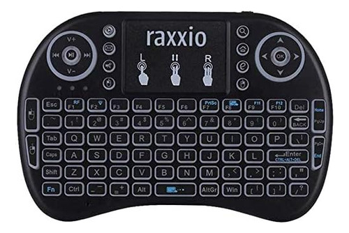 Raxxio I8 Mini Teclado Inalámbrico Con Panel Táctil, Teclado