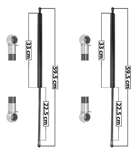 Par Amortiguadores 5ta Puerta Spart Nissan Tsubame 2000 2001