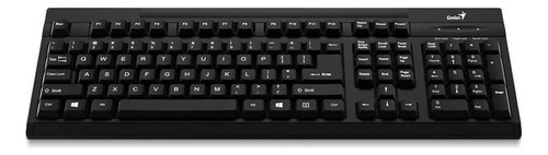 Teclado Genius KB-125 QWERTY espanhol cor preto