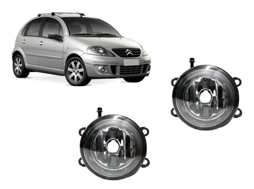 Juego Faros Auxiliar Citroen C3 2008 2009 2010 2011 12 (x2)