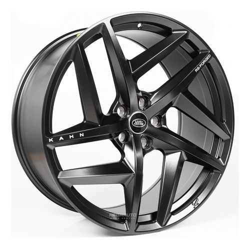 Rodas 22 Range Rover Sport Svr 5x120 Defender Discovery 5 Cor Preto Acetinado