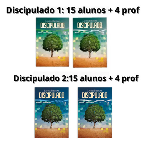 Kit Revistas Discipulado Aluno E Professsor Edição 2