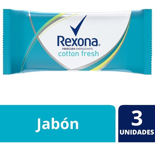 Rexona Jabón En Barra Cotton Fresh 3x125g