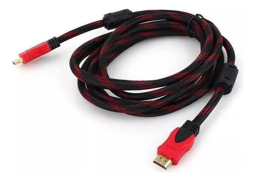 Cable Hdmi 5 Metros Enmallado Blindaje/cyber Clinic 3.0