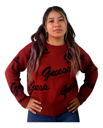 Sweater Guess /color Rojo / Talla L