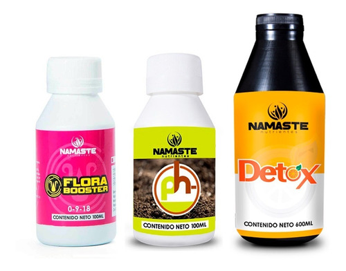 Namaste Flora Booster Reductor Ph 100ml Lavado Detox 500ml