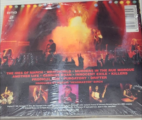Iron Maiden Killers Cd Importado Digipack