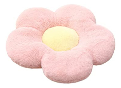 Almohada Wyike Con Forma De Flor De Felpa, Almohada De Suelo