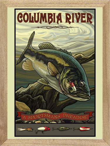 Pesca Columbia River  , Cuadro, Poster        P104