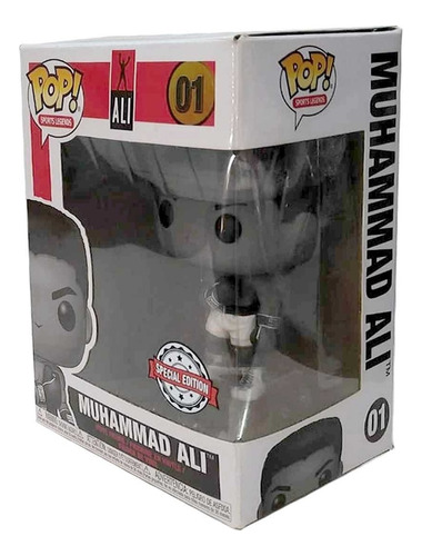 ¡Funko Pop! Leyendas del deporte Muhammad Ali en blanco y negro #01