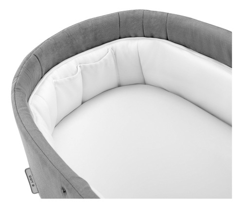 Cuna Cybex Cot S Lux 2, Color Gris Lava, Con Asa De Transpor