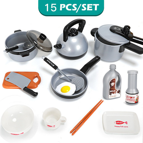 Juguete De Cocina Para Niños 9/11/15 Piezas/set Ollas Sarten