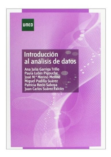 Libro Introduccion Al Analisis De Datos  De Vv.aa.