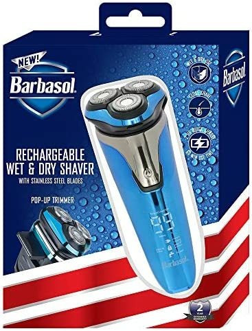 Barbasol Máquina De Afeitar Rotativa Seco/humedo