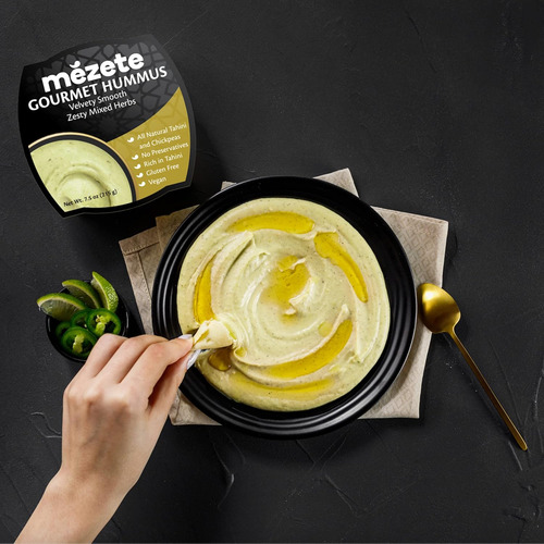 Mezete Zaatar Hummus, Salsas Y Untables 100% Naturales, Sals