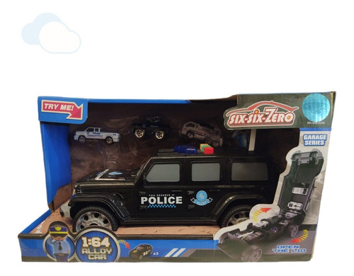 Auto De Policia Camioneta Luz Y Sonido Autitos Love