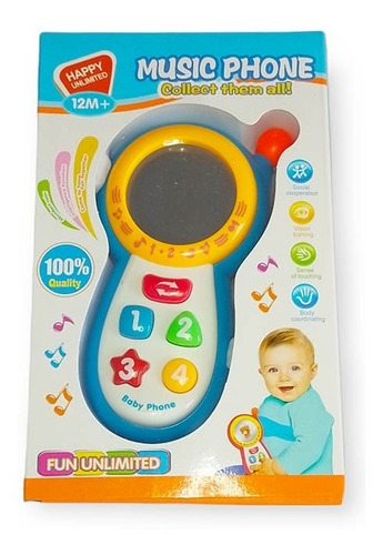 Celular De Juguete Luces Y Sonidos Para Niños