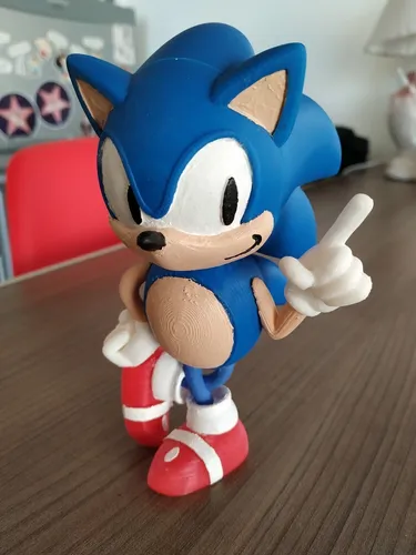 Figura Sonic Decoración Para Tortas Exposición