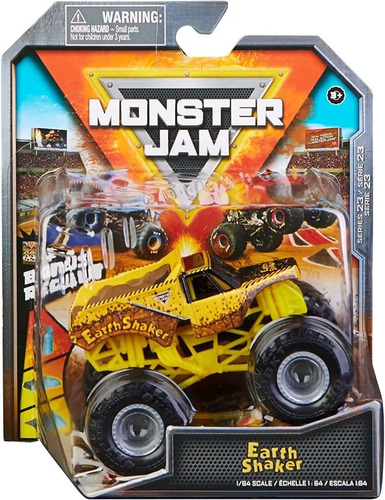Vehículo Monster Jam Earth Shaker Serie 23 1:64 Metal 