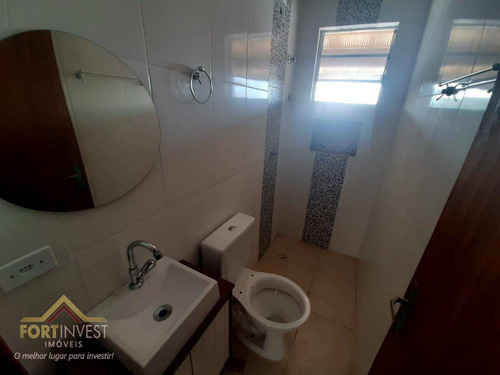 Imagem 20 de 21 de Linda Casa De Condomínio, Sobreposta Com Ampla Sacada Por R$ 210.000,00 - Aceita Financiamento No Maracanã Em Praia Grande. - Ca0880