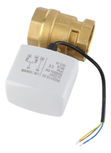 Ac220v Dn50, 2 Pulgadas, 2 Vías, 3 Cables, Latón Eléctrico