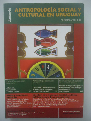 Anuario Antropología Social Y Cultural En Uruguay 2009-2010
