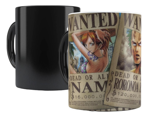 Caneca Mágica One Piece Termossensível Modelo 2