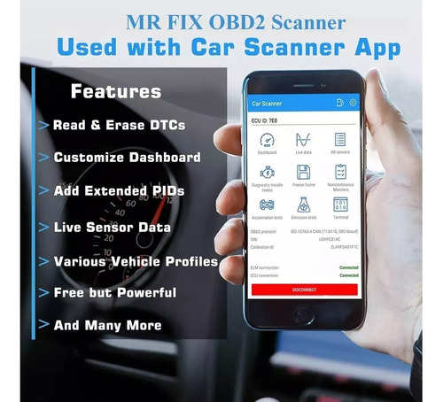 Escaner Automotriz Obd2 Obdii Engie Android