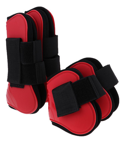 2 Pares Patas Botas Frente Trasero Accesorios De Rojo
